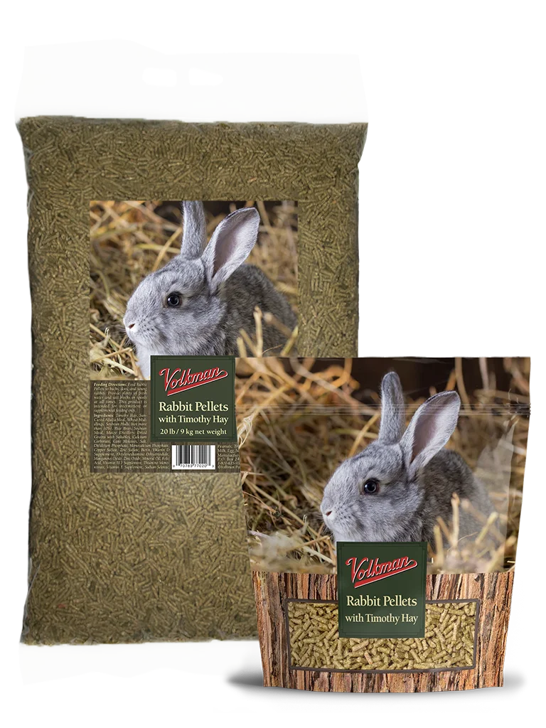 Volkman Rabbit Pellets With Timothy Hay
